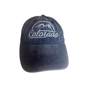 Colorado Embroidered Navy Blue Adjustable Cap